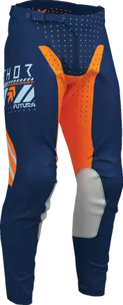 Nohavice THOR Launchmode Futura tmavomodro oranžové