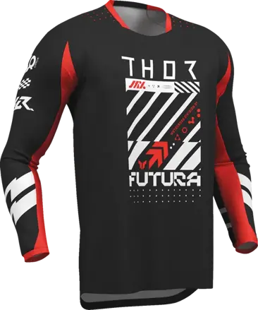 Dres THOR Launchmode Futura čierno červený