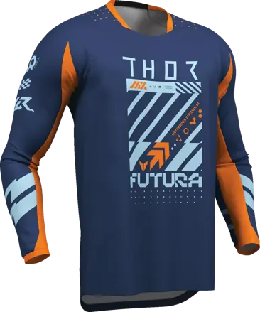 Dres THOR Launchmode Futura tmavomodro oranžový