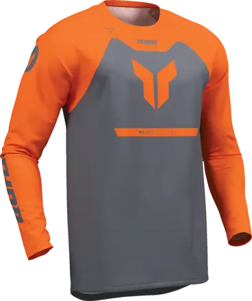 Dres THOR Ridemode Menace sivo oranžový