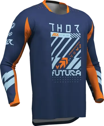 Dres THOR Launchmode Futura tmavomodro oranžový detský
