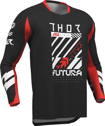 Dres THOR Launchmode Future čierno červený detský