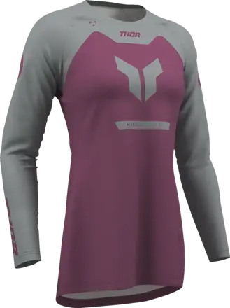 Dres THOR Ridemode Menace fialovo sivý dámsky