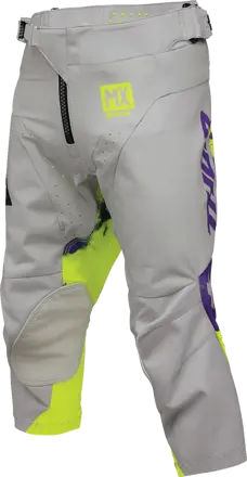 Nohavice THOR Launchmode Bleach sivo žlté fluo detské