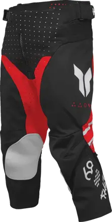 Nohavice THOR Launchmode Futura čierno červené detské