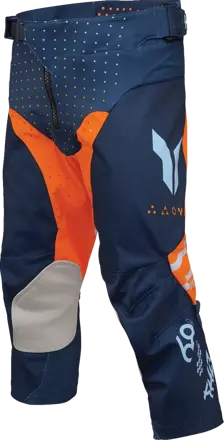 Nohavice THOR Launchmode Future tmavomodro oranžové detské