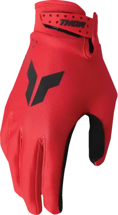 Rukavice THOR Launchmode Split červené detské