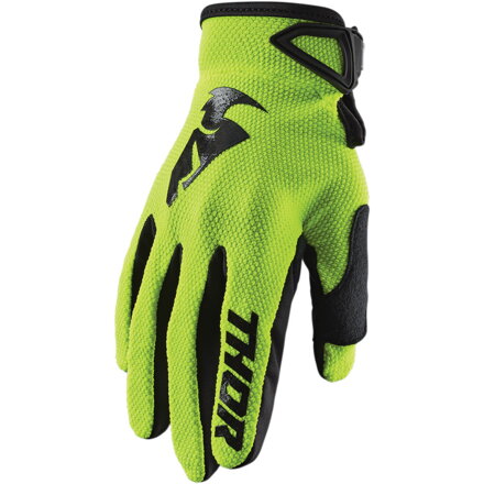 Rukavice THOR Sector žlté fluo detské