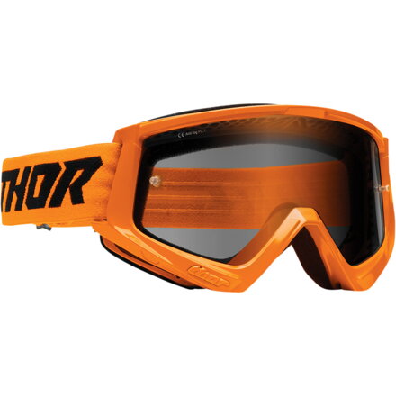 Okuliare THOR Combat Sand Racer fluo oranžovo čierne 