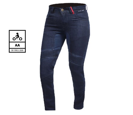 Kevlarové rifle TRILOBITE 2465 Strada AA Slim fit dámske tmavomodré