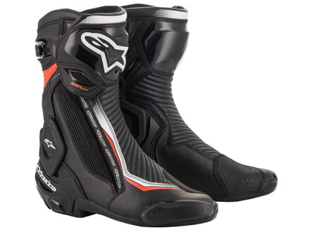 Čižmy ALPINESTARS SMX Plus V2 čierno bielo červené fluo