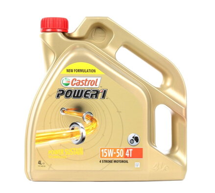 CASTROL POWER 1 4T 15W50 olej 4l