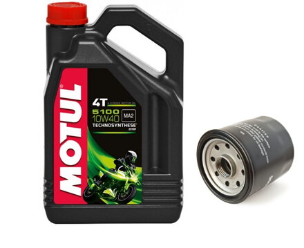 MOTUL 5100 4T 10W40 4l + filter zadarmo