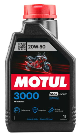 MOTUL 3000 4T 20W50 1l