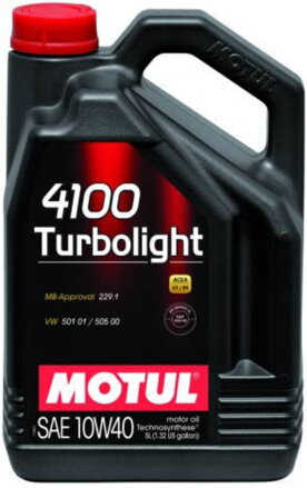 MOTUL 4100 TURBOLIGHT 10W40 5L