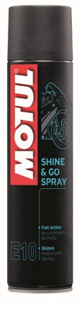 MOTUL E10 SHINE AND GO SPRAY čistič a voskovač 400ml