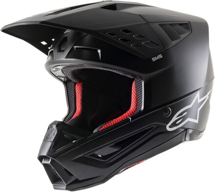 Prilba ALPINESTARS S-M5 Solid čierna matná  