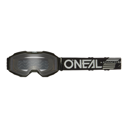 Okuliare ONEAL B-10 Solid čierne s čírim sklíčkom
