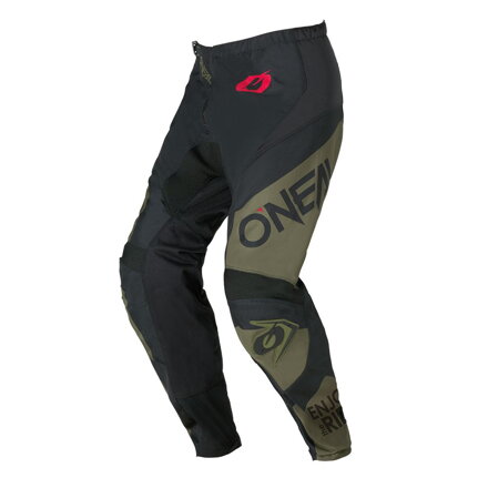 Nohavice ONEAL Element Racewear čierno olivové