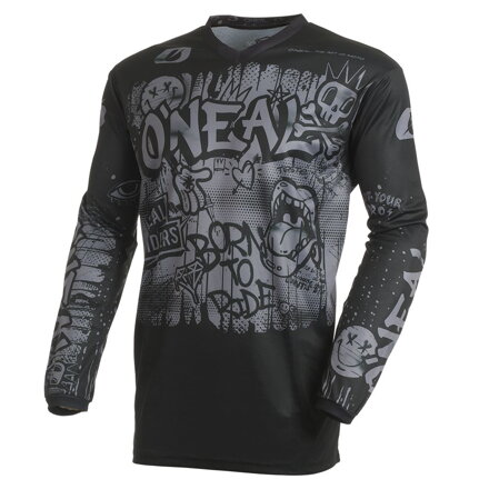 Dres ONEAL Element Rancid čierno sivý