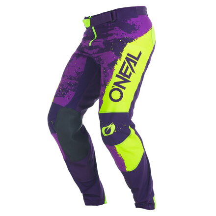 Nohavice ONEAL Mayhem Paint fialovo žlté fluo