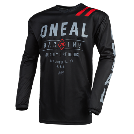 Dres ONEAL Element Dirt čierno sivý 