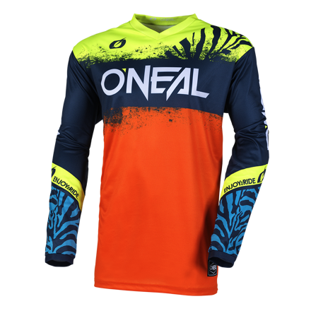 Dres ONEAL Element Shocker modro oranžový detský 