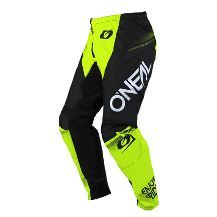 Nohavice ONEAL Element Racewear čierno žlté fluo 