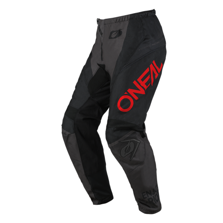 Nohavice ONEAL Element Racewear čierno sivo červené detské 