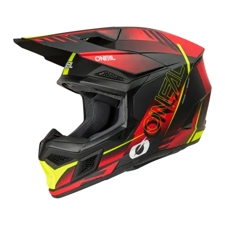 Prilba ONEAL 3SRS Haze čierno červeno žltá matná