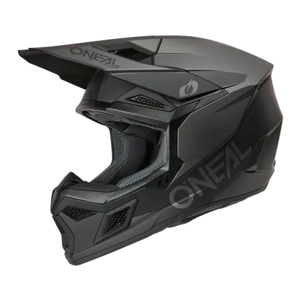 Prilba ONEAL 3SRS Solid čierno sivá matná