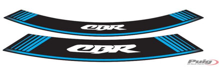 PUIG pásiky na kolesá HONDA CBR modré