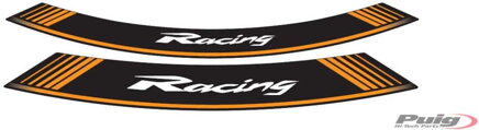 PUIG pásiky na kolesá Racing oranžové