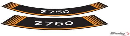 PUIG pásiky na kolesá KAWASAKI Z 750 oranžové