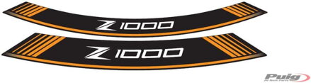 PUIG pásiky na kolesá KAWASAKI Z 1000 oranžové