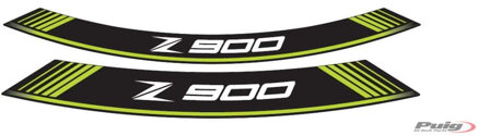 PUIG pásiky na kolesá KAWASAKI Z900 zelené