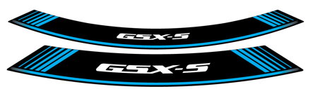 PUIG pásiky na kolesá SUZUKI GSXS modré