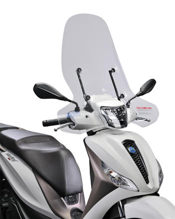 Plexi PIAGGIO zvýšené pre Medley číre