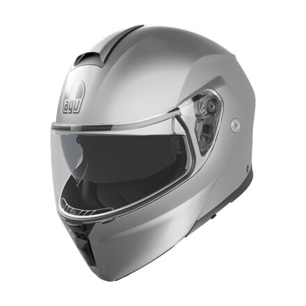 Prilba AGV Streetmodular Mono strieborná matná