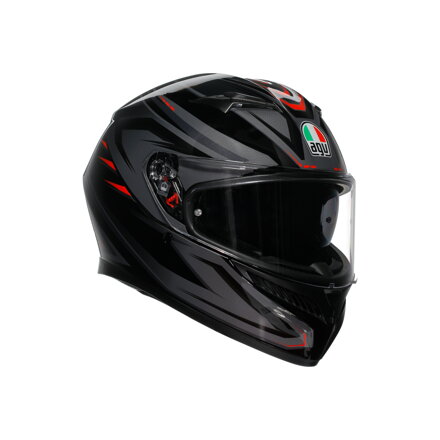 Prilba AGV K3 Syth čierno červená