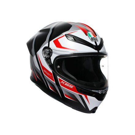 Prilba AGV K6 S Karve čierno bielo červená matná