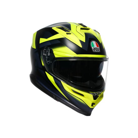 Prilba AGV K7 Glimpse čierno žltá fluo