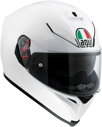 Prilba AGV K-5 S biela lesklá