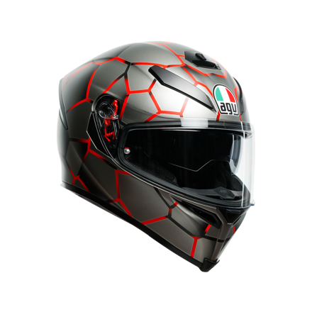 Prilba AGV K-5 S Vulcanum červená