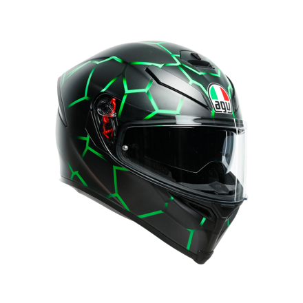 Prilba AGV K-5 S Vulcanum zelená