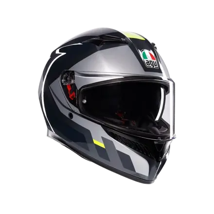 Prilba AGV K3 Shade sivo žltá fluo