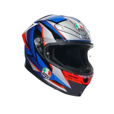 Prilba AGV K6 S Slashcut čierno modro červená