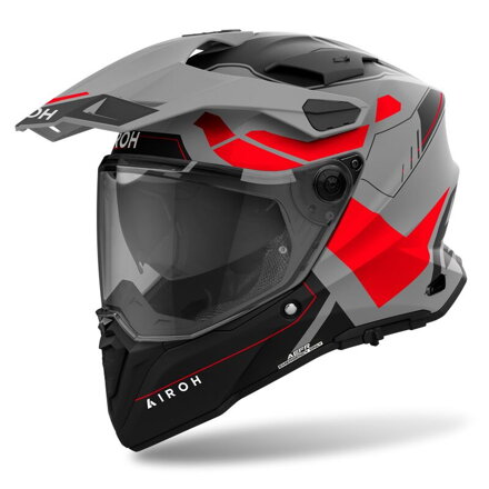 Prilba AIROH Commander 2 Reveal červená fluo matná