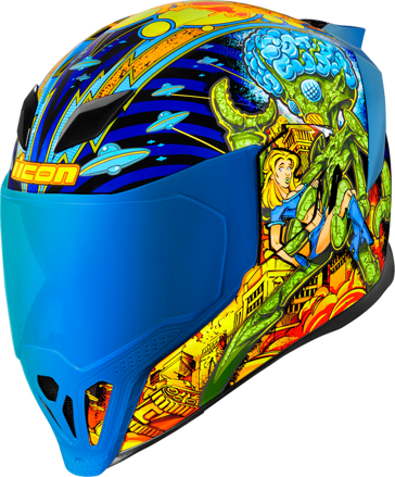 Prilba ICON Airflite Bugoid Blitz modrá 