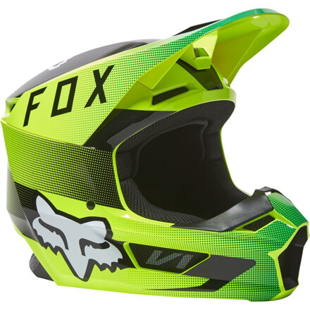 Prilba FOX V1 Ridl žltá fluo